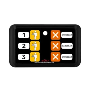 Botón SOLT Mod. SB6-6XBK/WH(3×3)