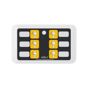 Botón SOLT Mod. SB6-6PBK/WH